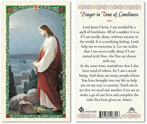 Catholic & Religious Gifts, Jesus Overlooking Bethlehem- Prayer in TIME of Loneliness 25