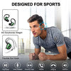 Wireless Earbud Bluetooth 5.3 Headphones Sport Earphones in Ear 48H Playback Stereo Noise Cancelling Earbud with Dual Mic LED Display, Over-Ear Earhooks Ear Buds IP7 Waterproof Headset for Running Gym