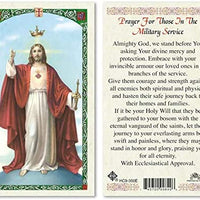 Catholic & Religious Gifts, SHJ - Prayer for Those in The Military Service 25/PKG