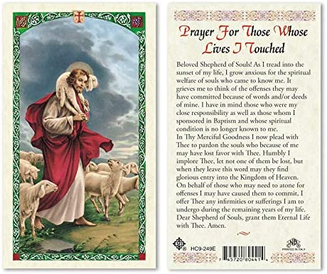 Catholic & Religious Gifts, Good Shepherd - Lives I Have Touched 25/PKG