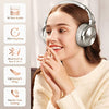 OneOdio Bluetooth Over Ear Headphones - Wireless/Wired 110 Hrs Stereo Sound Bluetooth Foldable Headsets with Deep Bass 50mm Neodymium Drivers for PC/Phone - Studio Wireless Pro C, Champagne Gold