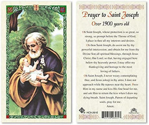 Catholic & Religious Gifts, ST Joseph - 1900 Year Old Prayer to 25/PKG
