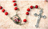 Catholic & Religious Gifts, Rosary Rose Wood Scented Jesus Praying 18" 6MM