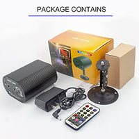 Party Lights DJ Disco Light RGB 3 Lens 36 Patterns Projector GOOLIGHT Mini LED Strobe Sound Activated Stage Lights Indoor for Birthday Parties Wedding Karaoke KTV Bar Christmas Halloween Decorations