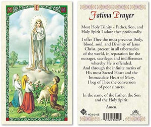 Catholic & Religious Gifts, Our Lady of Fatima - Prayer to 25/PKG