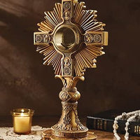 14-inch H Resin Adoration Monstrance with Luna
