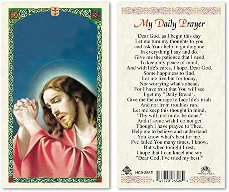 Catholic & Religious Gifts, Jesus - My Daily Prayer 25/PKG