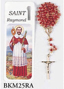 12pc Catholic & Religious Gifts, Bookmark W/Rosary ST Raymond