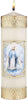 CB Church Supply Candle - Will and Baumer - Hand-Decorated Family Prayer Paraffin Devotional Candle with Decal, 8-Inch, Lady of Grace