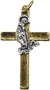 12pc Catholic & Religious Gifts, Small Cross Confirmation 1.50"
