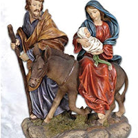 Catholic & Religious Gifts, Nativity Set 10" Flight to Egypt