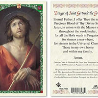 Catholic & Religious Gifts, ECCE HOMO - Prayer of ST Gertrude 25/PKG
