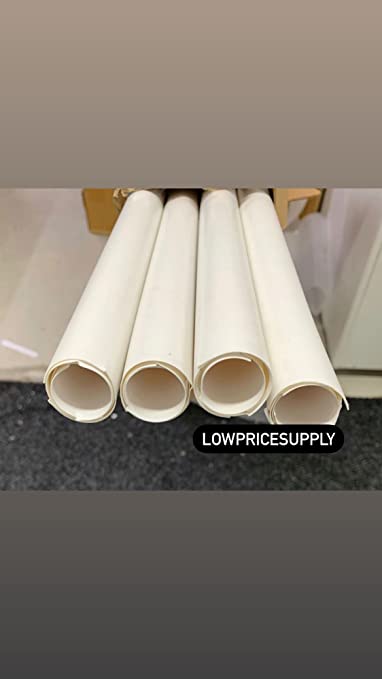 12PACK 6' White Closet Rod Cover | Lowpricesupply
