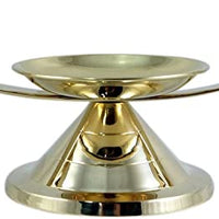 Gold Toned Unity Candle Holder for Wedding Ceremony, 12 Inch