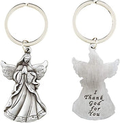 I Thank God for You Angel Key Chain, 3 1/2 Inch