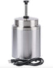 3.5 Qt. Electric Countertop Nacho Cheese Sauce Warmer Pump Dispenser - 120V, 550W -GREY