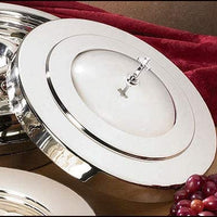 Communion Tray Cover - Silver Finish (Silver)