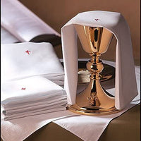 12pk Religious Cotton Cross Purificator Altar Linens