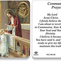 Catholic & Religious Gifts, FIRST COMMUNION GIRL PRAYER CARD ENGLISH 25/PKG