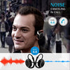 RTUSIA Small Bluetooth Headphones Wrap Around Head - Sports Wireless Headset with Built in Microphone and Crystal-Clear Sound, Foldable and Carried in The Purse, and 12-Hour Battery Life, Black