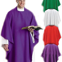 Everyday Chasuble for Clergy Members and Priests (Purple)