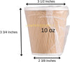 50 PACK 10 oz. Hotel Motel Room Kraft Ripple Individually Wrapped Paper Hot Paper Cups