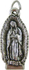 Religious Silver Toned Base Assorted Devotional Charm Pendant Medal, 7/8 Inch, Set of 6