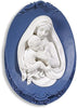 Madonna and Child 6 Inch Resin Wall Plaque