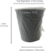 50 PACK - 10 oz. Hotel Motel Room Paper Individually Wrapped Eco-Friendly BLACK Cups Hot Paper Cups