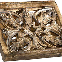 Ornate Wood Carved Bible/Missal Stand