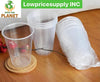 100 PACK - 9 oz. Hotel Motel Room Plastic Translucent Individually Wrapped Cups