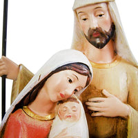 Gift Holy Family with Lambs Figurine, 12"