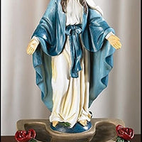 Our Lady of Grace Standing Holy Water Font