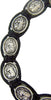 Silver Toned Archangel Saint Michael Medal on Adjustable Cord Bracelet, 8 Inch