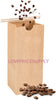 Pack of 100, Solid 1/2 Lb Kraft Tin Tie Coffee Bags with Reclosable Tin Tie For Food Packaging 7 3/4"x3 3/8"x2 1/2"