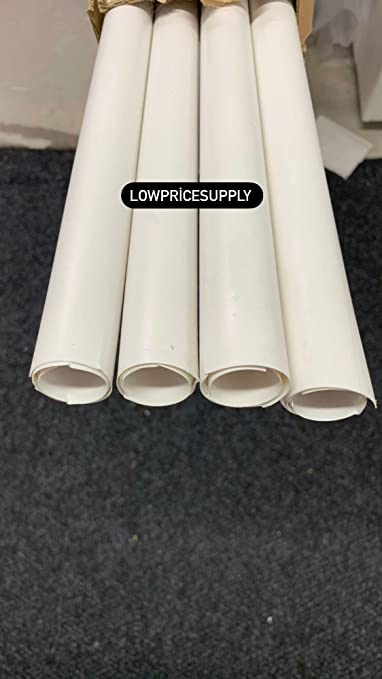 12PACK 6' White Closet Rod Cover | Lowpricesupply
