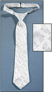 Religious Gifts Boys Holy First Communion Gift Chalice Brocade 14 Inch White Satin Adjustable Dress Tie