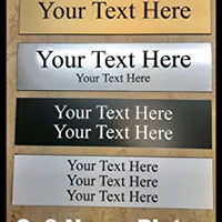 2" X 8" Name Plate Sign Engraved for Office Desk OR Door Custom Personalized