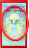 Confirmed in Christ Red Stretch Bracelet with Holy Spirit Prayer Card, Confirmation Gifts for Teenage Girl or Boys Him, 8 Inches
