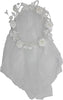 Girls Floral Crown First Communion Veil Catholic Christian Religious Head Band