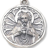 Creed Scapular Sacred Heart Medal and Chain 24"