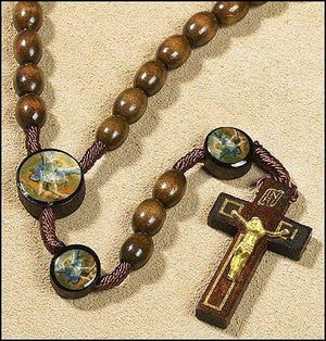 Christian Brands St. Michael Devotional Cord Rosary 12pcs