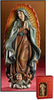 Our Lady of Guadalupe Statue Resin Figurine with Prayer Gift Box, 4 Inch
