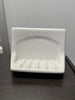 6 x 4 White Porcelain Soap Holder Tile-in Mount