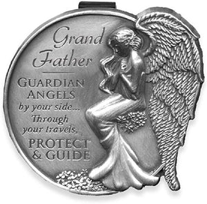 Grandfather Guardian Angel Visor Clip.