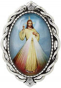 Christian Brands Divine Mercy Ornate Lapel Pin - 12/pk