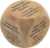Wooden Religious Prayer Starter Cube for Kids, 1 1/4 Inch