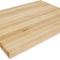 24" x 18" x 1 3/4" Wood Commercial Restaurant Solid Cutting Board Butcher Block