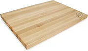 24" x 24" x 1 3/4" Wood Cutting Board Square Beige Reversible Sturdy