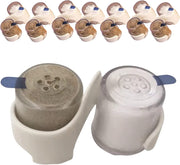 7 SET Mini Salt And Pepper Shaker Set Refillable Hotel Motel, Travel, Camping, Picnic, Outdoors Kitchen Lunch Boxes, Travel Spice Set, Guests, Housekeeping Staff, Salt & Pepper Shaker Set